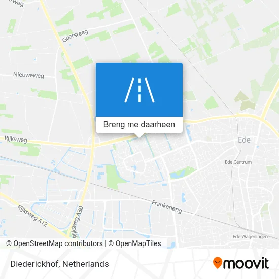 Diederickhof kaart