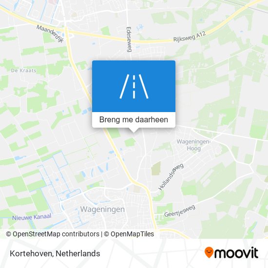 Kortehoven kaart