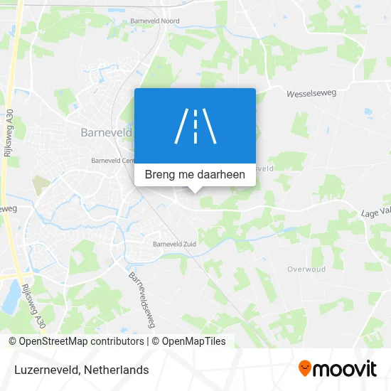 Luzerneveld kaart