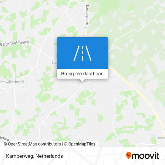 Kamperweg kaart
