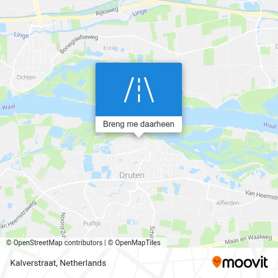 Kalverstraat kaart