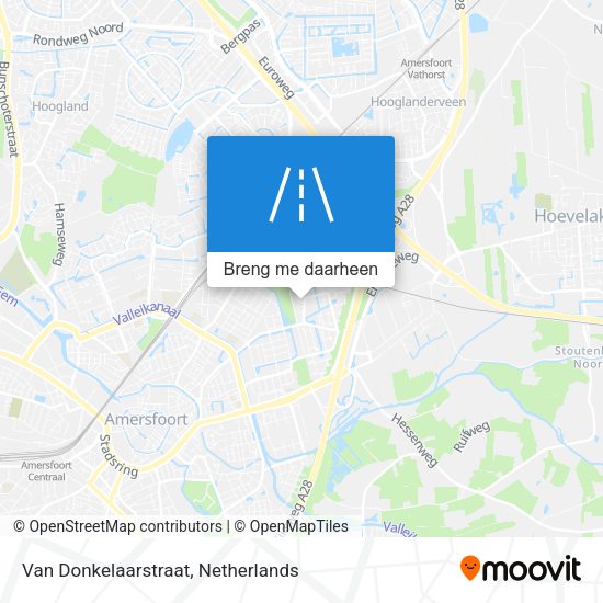 Van Donkelaarstraat kaart