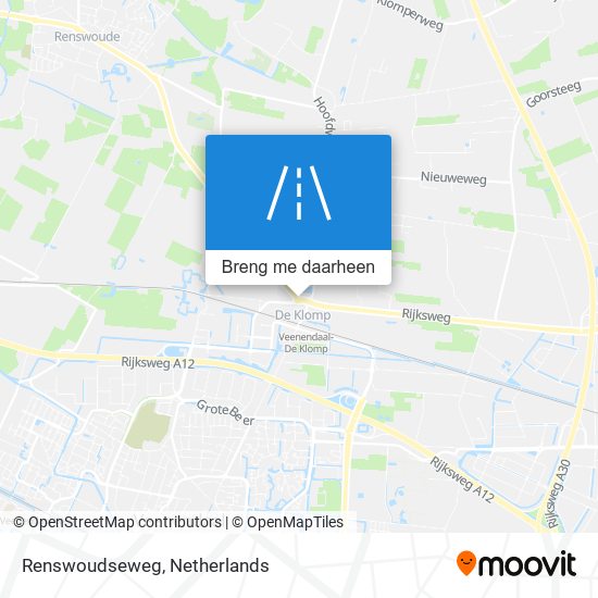 Renswoudseweg kaart