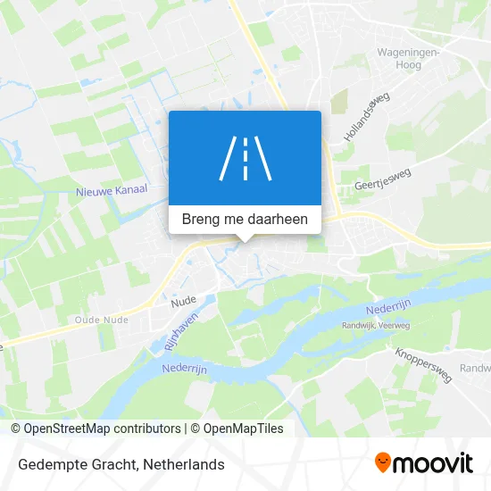 Gedempte Gracht kaart