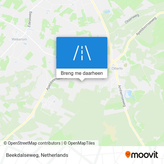 Beekdalseweg kaart