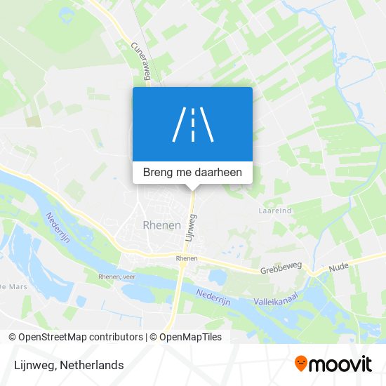 Lijnweg kaart