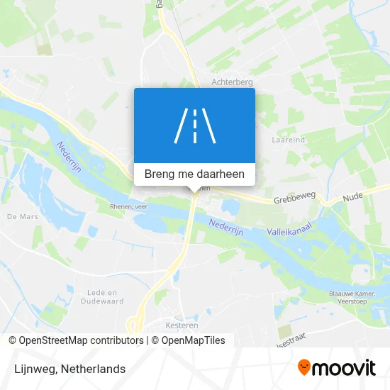 Lijnweg kaart