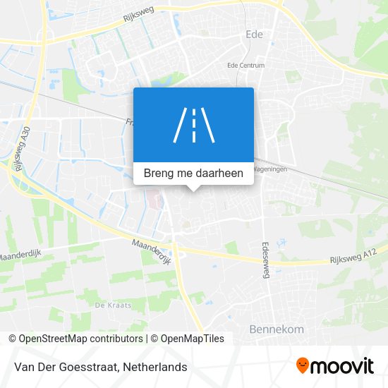 Van Der Goesstraat kaart