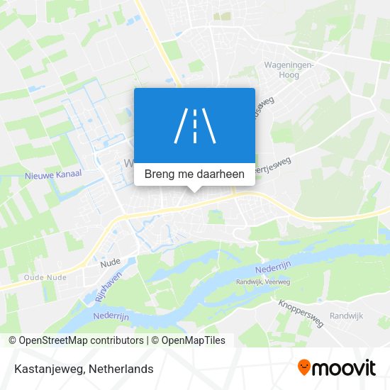 Kastanjeweg kaart