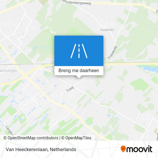 Van Heeckerenlaan kaart