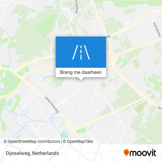 Dijnselweg kaart