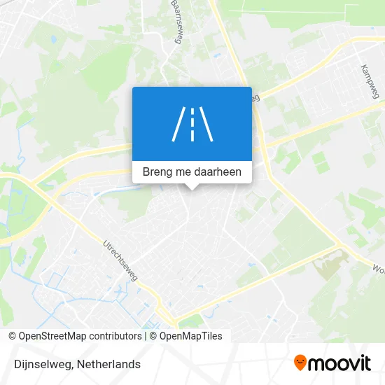 Dijnselweg kaart