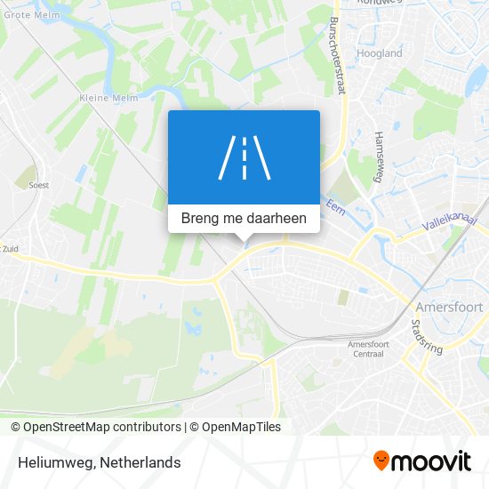 Heliumweg kaart