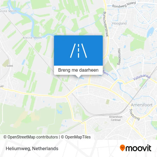 Heliumweg kaart