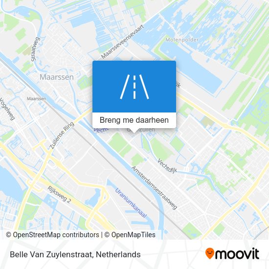 Belle Van Zuylenstraat kaart