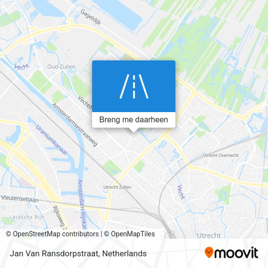 Jan Van Ransdorpstraat kaart