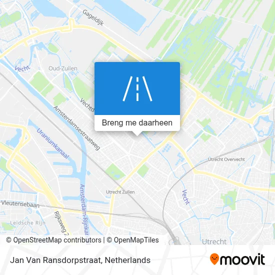 Jan Van Ransdorpstraat kaart