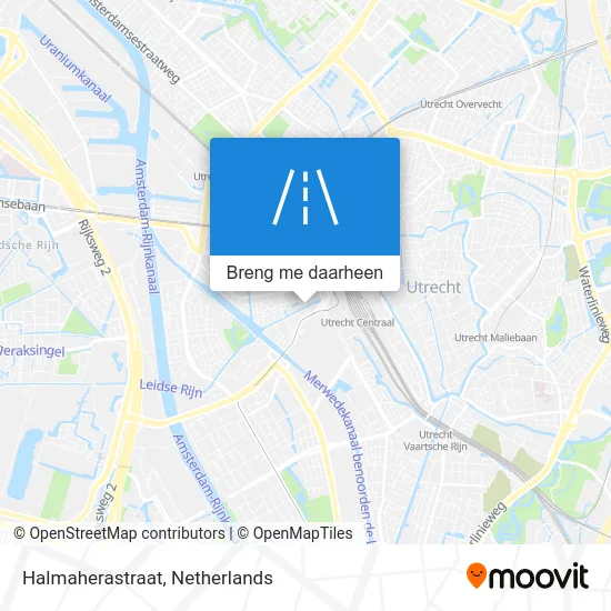 Halmaherastraat kaart