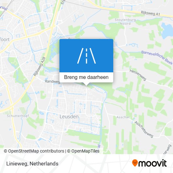 Linieweg kaart