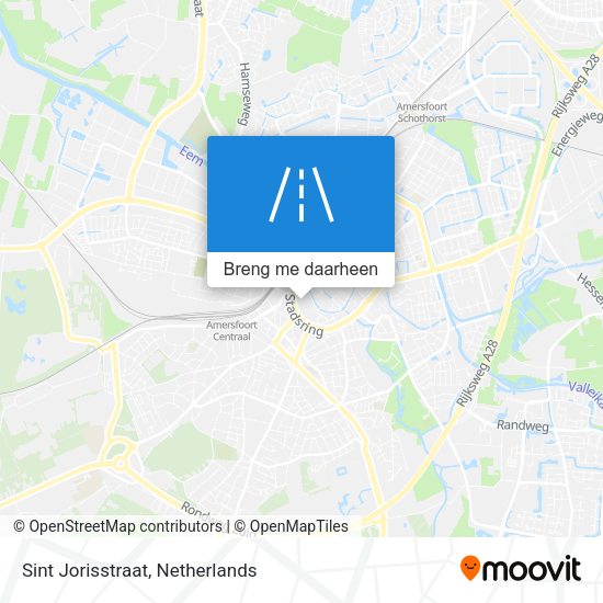 Sint Jorisstraat kaart