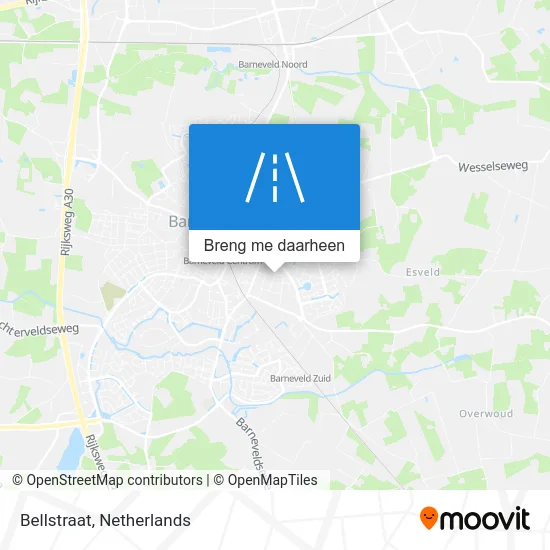Bellstraat kaart