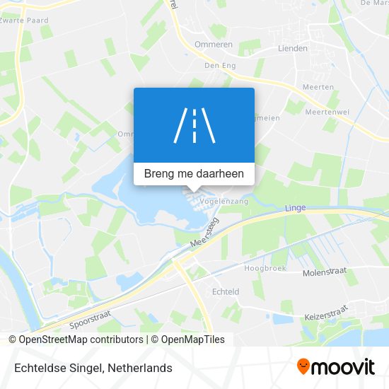 Echteldse Singel kaart