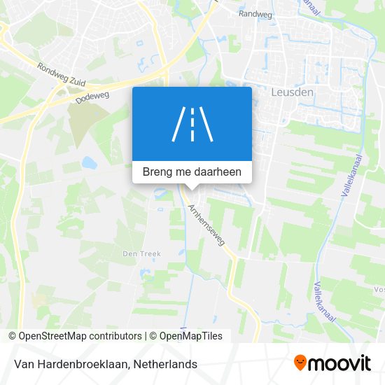 Van Hardenbroeklaan kaart