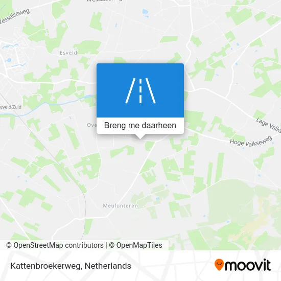 Kattenbroekerweg kaart
