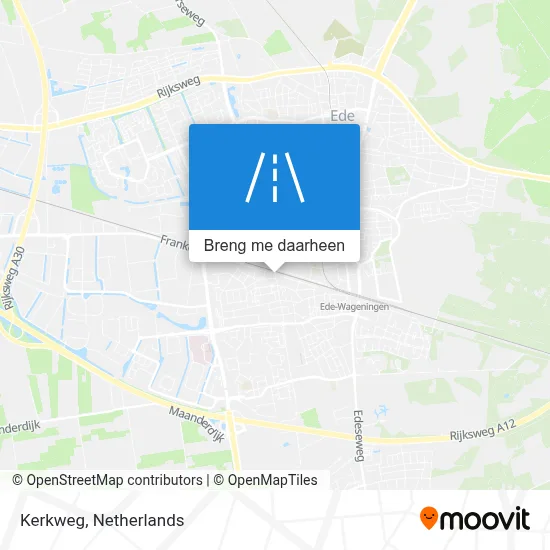 Kerkweg kaart