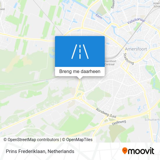 Prins Frederiklaan kaart