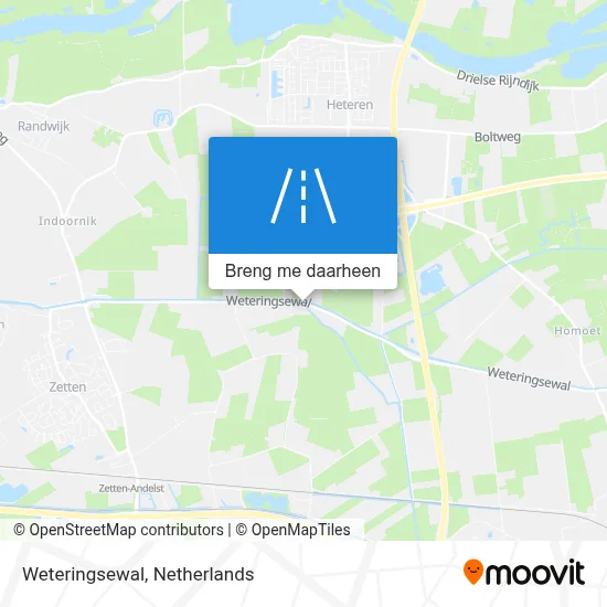 Weteringsewal kaart