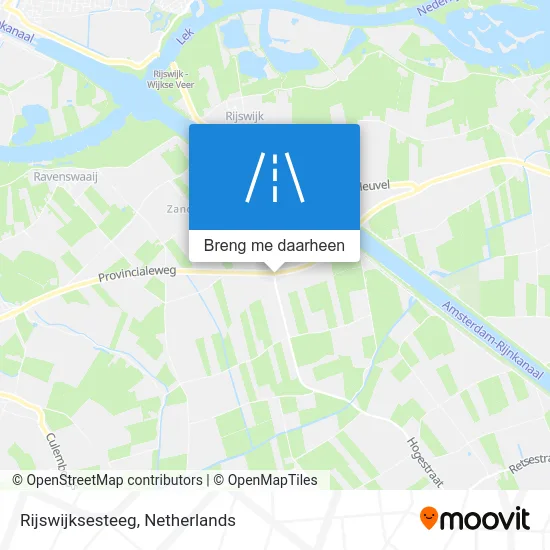 Rijswijksesteeg kaart