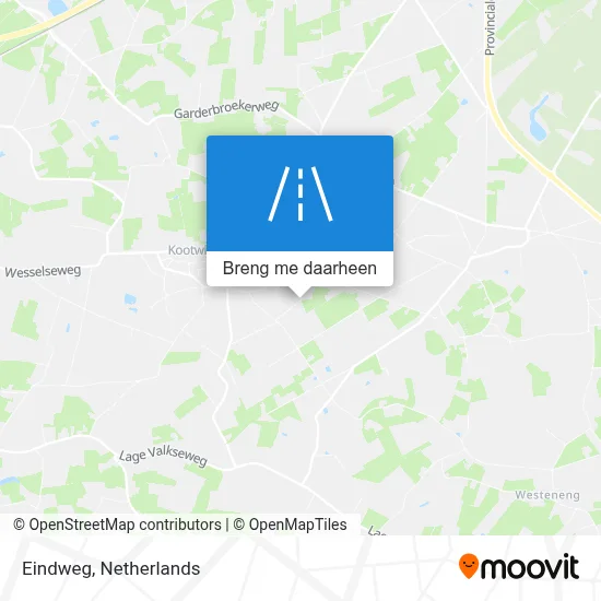Eindweg kaart