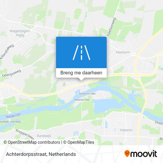 Achterdorpsstraat kaart