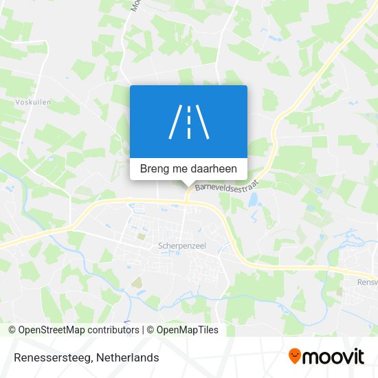 Renessersteeg kaart