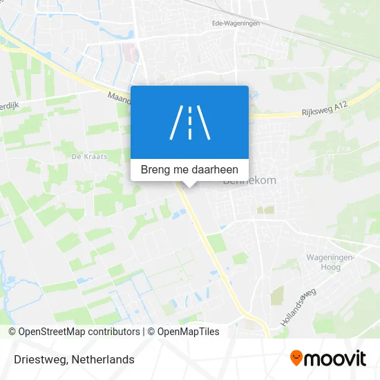 Driestweg kaart