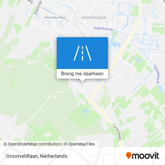 Grootveldlaan kaart