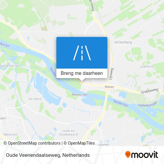 Oude Veenendaalseweg kaart