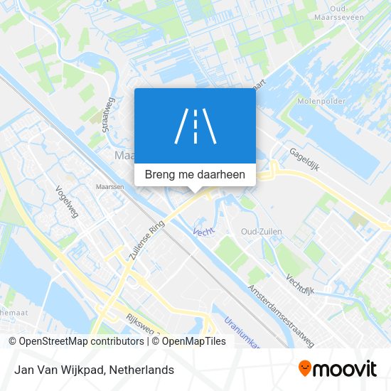 Jan Van Wijkpad kaart