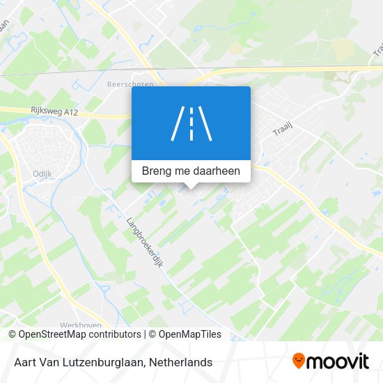Aart Van Lutzenburglaan kaart