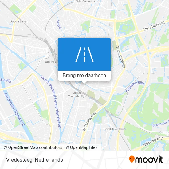 Vredesteeg kaart
