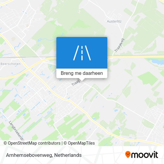 Arnhemsebovenweg kaart