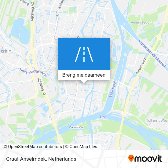 Graaf Anselmdek kaart