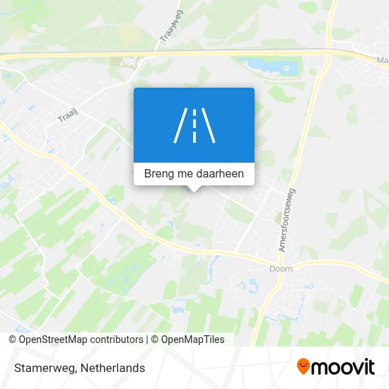 Stamerweg kaart