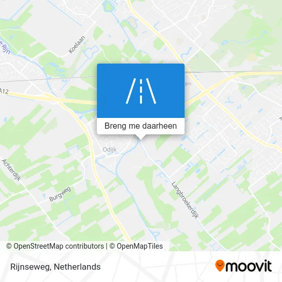 Rijnseweg kaart