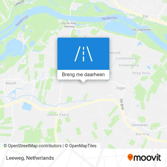 Leeweg kaart