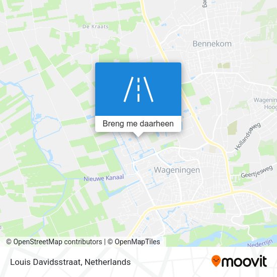 Louis Davidsstraat kaart