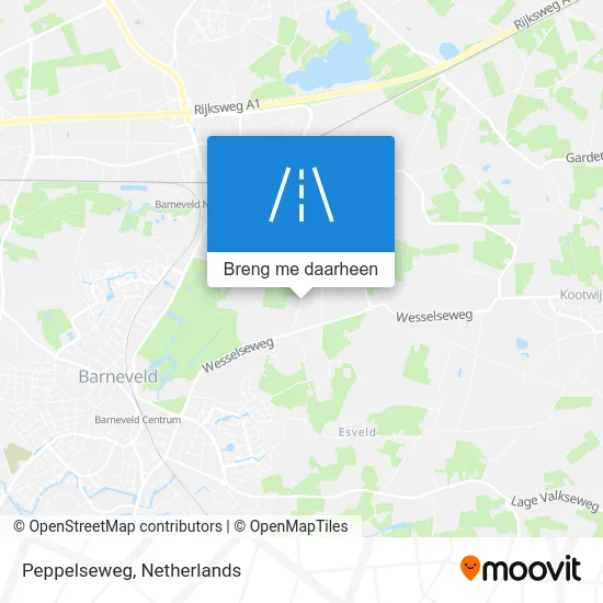Peppelseweg kaart
