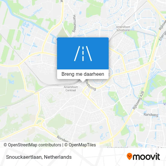 Snouckaertlaan kaart