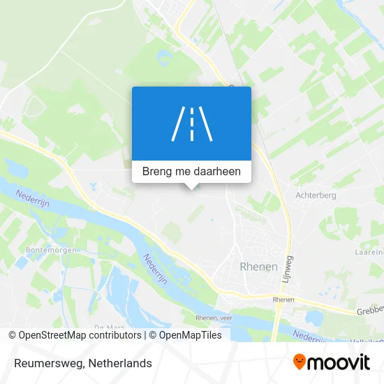 Reumersweg kaart